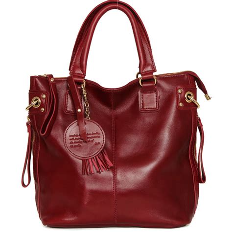 new leather handbag shoulder women bag brown black hobo