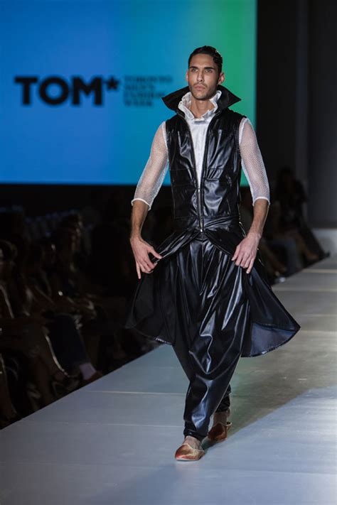 feminine collection hits men s fashion week runway