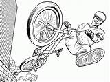 Bmx Coloring Bike Pages Colouring Printable Cartoon Letreiro Print Color Comments Sketch Getcolorings Popular Coloringhome sketch template