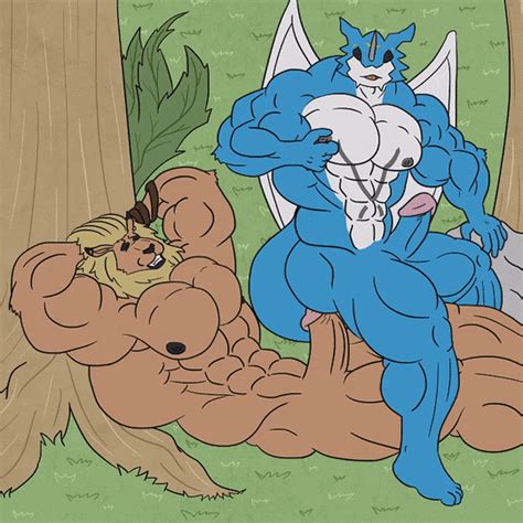 rule 34 abs anal animated ass biceps digimon exveemon feline gay leomon lion male male only