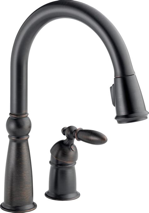 delta victorian single handle pull  kitchen faucet venetian bronze walmartcom