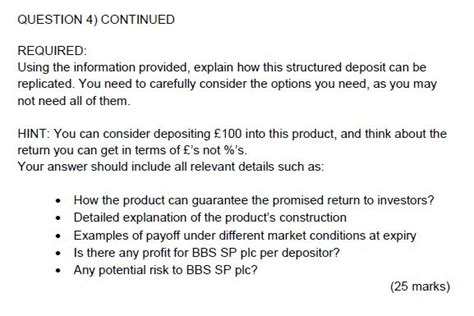 question  bbs structured products plc bbs sp plc cheggcom