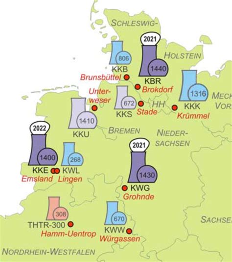 atomkraftwerke  deutschland karte direkt  nutzen chip