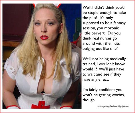 nurse tease caption