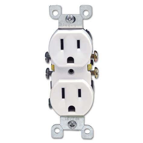 chadwell supply amp duplex receptacle white