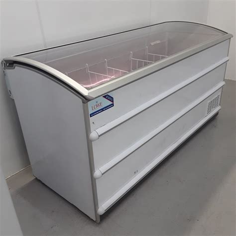secondhand catering equipment chest freezers  novum  display chest freezer