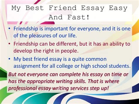 friend essay