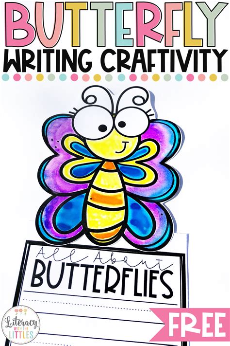 butterfly writing craftivity