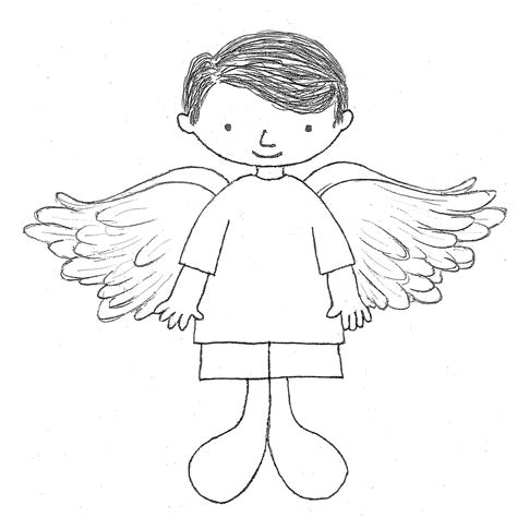 print template page angel  angel magic