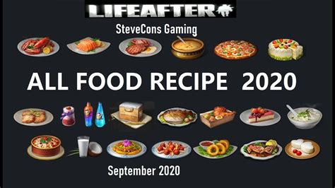 lifeafter  food  recipes  cooking  youtube