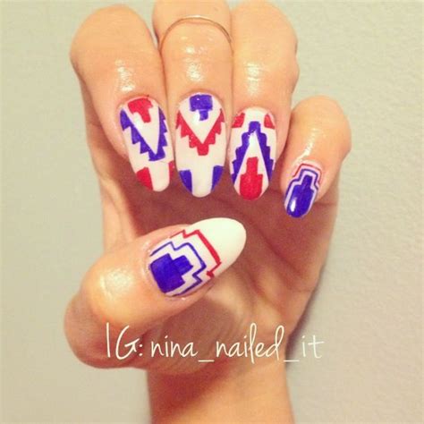 pretty patriotic pendleton nails nails my nails nail