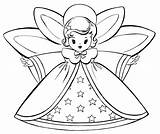 Coloring Christmas Angels Pages Graphicsfairy Angel Fairy Print Also These May Thank sketch template