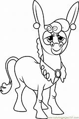 Matilda Coloring Pages Friendship Pony Magic Little Coloringpages101 Printable Online Print sketch template