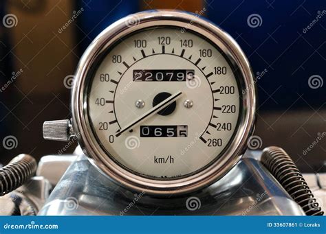 motorcycle tachometer stock image image  meter measure