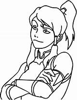 Korra Coloring Pages Bored Legend Color Print Size Getdrawings Getcolorings sketch template