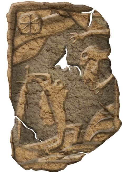 ancient stone tablet  nokkir  deviantart