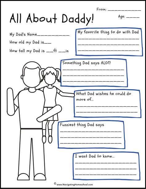 dad printables  perfect fathers day gift