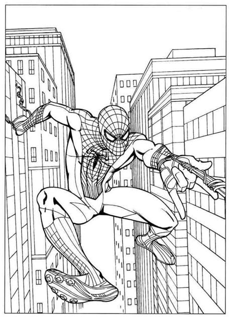 desenhos  homem aranha  colorir