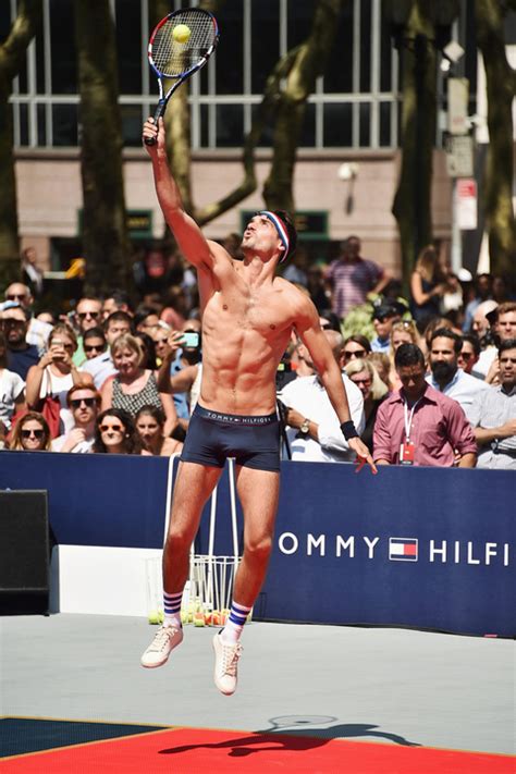 rafael nadal plays strip tennis for new campaign