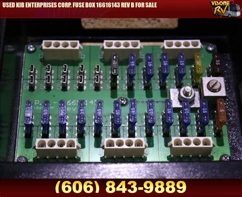 rv components  kib enterprises corp fuse box  rev   sale rv relays fuses