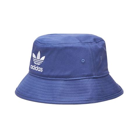 adidas originals trefoil bucket hat blue white aphrodite