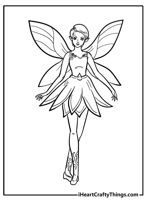 printable coloring pages  fairies home design ideas
