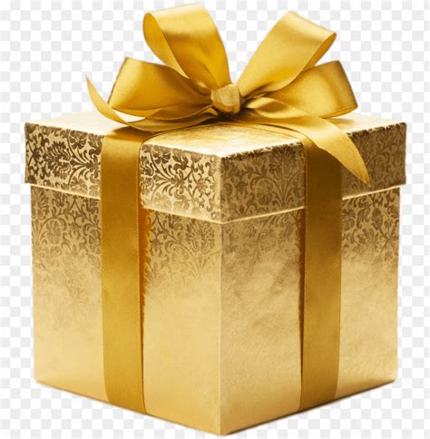 coloured gift box png gold gift box png image  transparent