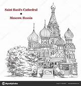 Moskou Sint Stockillustratie Afbeelding Alinart sketch template