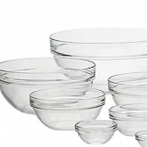 small clear glass bowl     deep grand event rentals