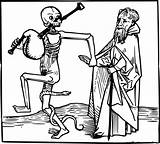 Death Clipart Clip Dance Old Muerte Man Danza Cliparts Skeleton La Macabre Plague Vectors Library Line Clipground Danse Premium Size sketch template