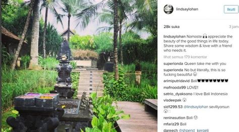 Lindsay Lohan Has Landed In Bali Coconuts Bali