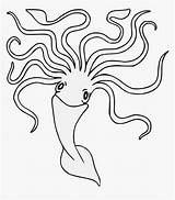 Kraken Octopus Squid Pngitem sketch template