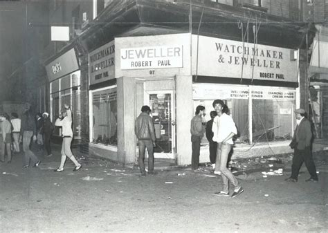 moss side riots pictures manchester evening news