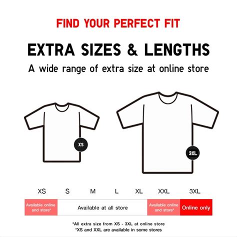 extra size find  perfect fit uniqlo