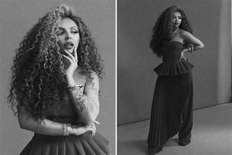 jesy nelson teases fans with sexy black and white photoshoot as she