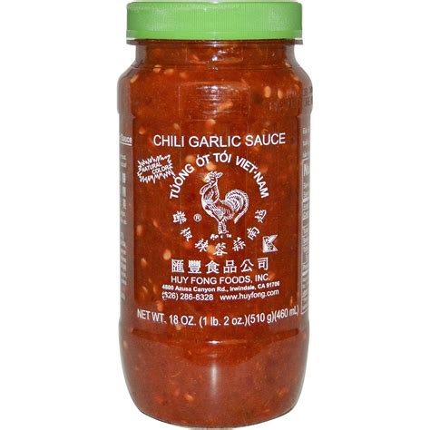 huy fong foods  chili garlic sauce  oz   discontinued
