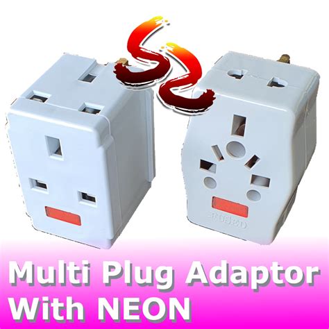 neon multi adaptor malaysia  uk   spliter adapter  pin  pin electrical multi universal