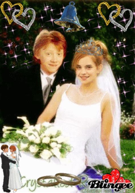 ron hermiones wedding picture  blingeecom