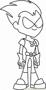 Robin Titans Coloring Teen Pages Go Color Team Cartoon Print Para Colorir Desenho Do Printable Victorious Justice Kids Getcolorings Coloringpages101 sketch template