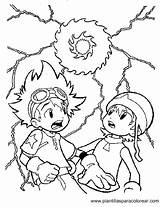 Digimon Sora Megghy sketch template