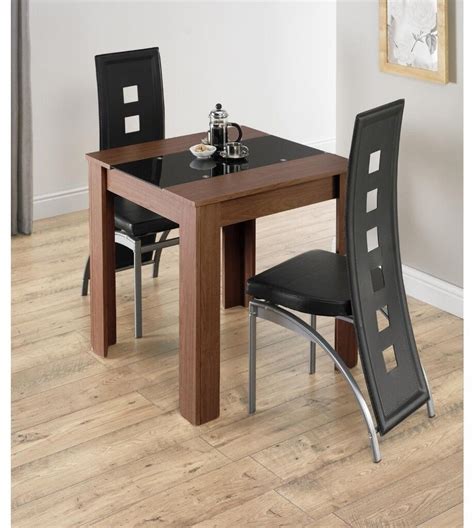 brand  hudson  piece modern kitchen  black faux chairs table