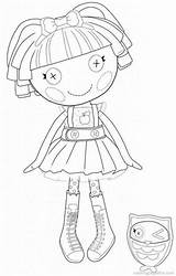 Lalaloopsy Coloring Pages Para Dolls Colouring Desenhos Kids Colorir Giving School Fun Lalaa Bea Task Girl Lot Colorear Dibujos Spells sketch template