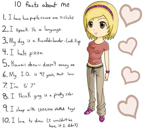 10 Facts About Me By Dekameter On Deviantart