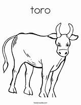 Coloring Bull Ferdinand Toro Pages Movie Animal Animals Farm Search Color Favorites Login Add Twistynoodle Kids Built California Usa Noodle sketch template