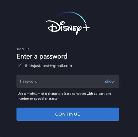 password requirements  disney  passhints