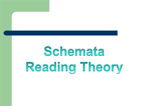 schema reading theory