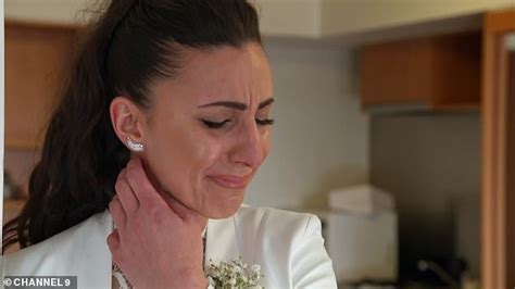 mafs s amanda micallef is left devastated after learning her dad won t attend her same sex
