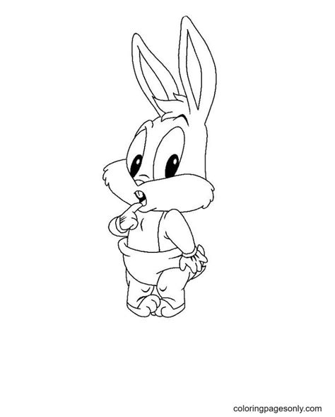 baby bunnies coloring page  printable coloring pages