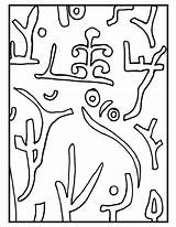 Klee Paul Coloring Pages Georgia Keeffe Para Park Arte Obras Niños Da Getdrawings Lu Elegant Dibujos Color Cuadros Colossal Getcolorings sketch template