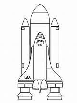 Nasa Shuttle Lineart Colornimbus sketch template